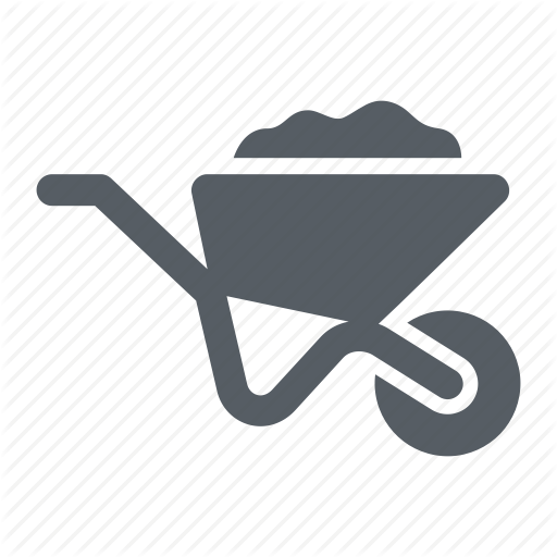 512x512 Cart, Dirt, Garden, Wheel, Wheelbarrow, Work Icon