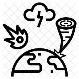256x256 Disaster Icon Of Line Style