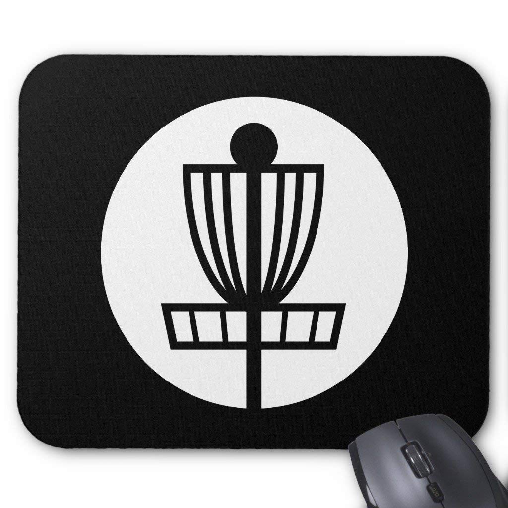 1024x1024 Disc Golf Basket Icon Mouse Pad Office Products