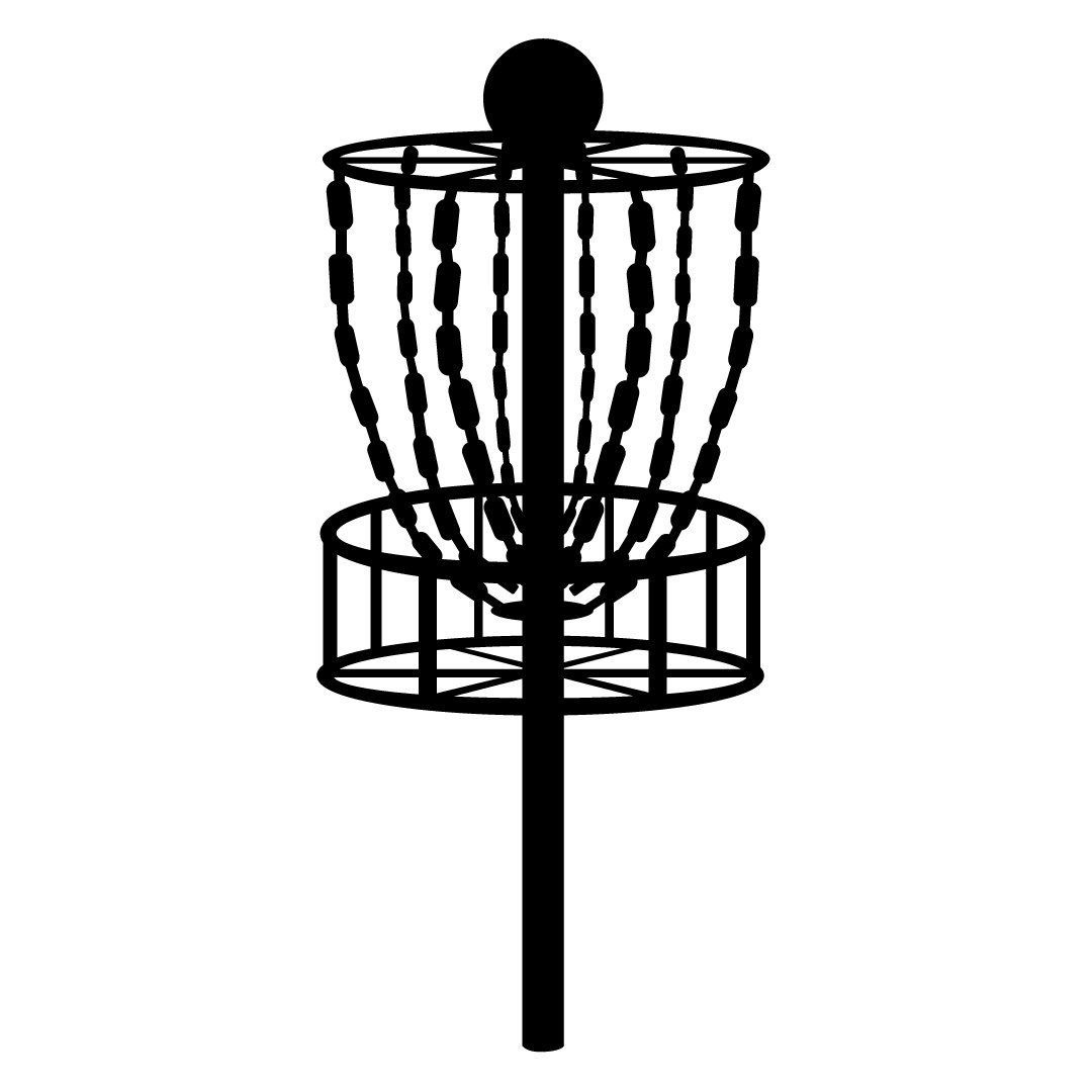 Disc Golf Basket Icon at Collection of
