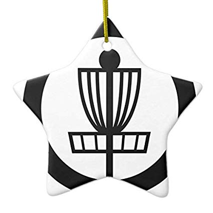 425x425 Disc Golf Pole Hole Basket Icon Ceramic