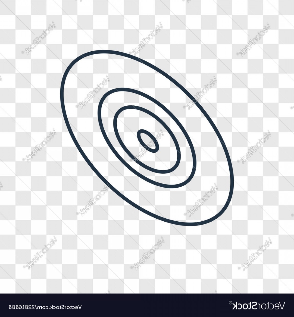 Disc Golf Concept Linear Icon Isolated On Vector Soidergi 1200x1296 Disc Golf Concept Linear Icon Isolated On Vector Soidergi