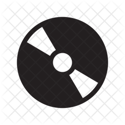 256x256 Music Disc Icon Of Glyph Style