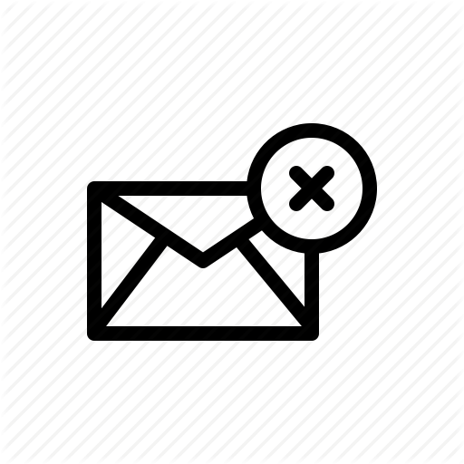 512x512 Clear, Delete, Discard, Email, Mail, Message Icon