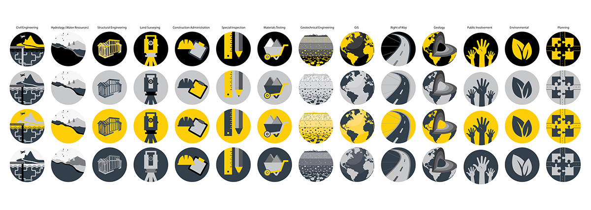 1200x427 Discipline Icons On Behance
