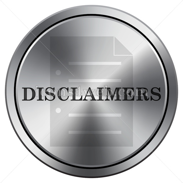 Disclaimers Icon Round Icon Imitating Metal 600x600 Disclaimers Icon Round Icon Imitating Metal
