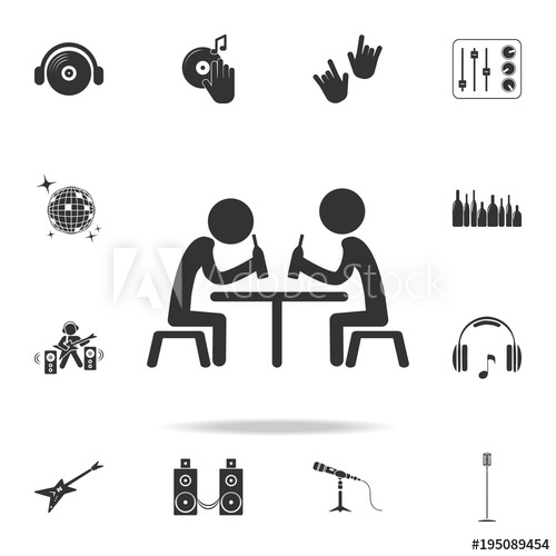 500x500 Eating, Drinking, Meeting Icon Detailed Set Of Night Club