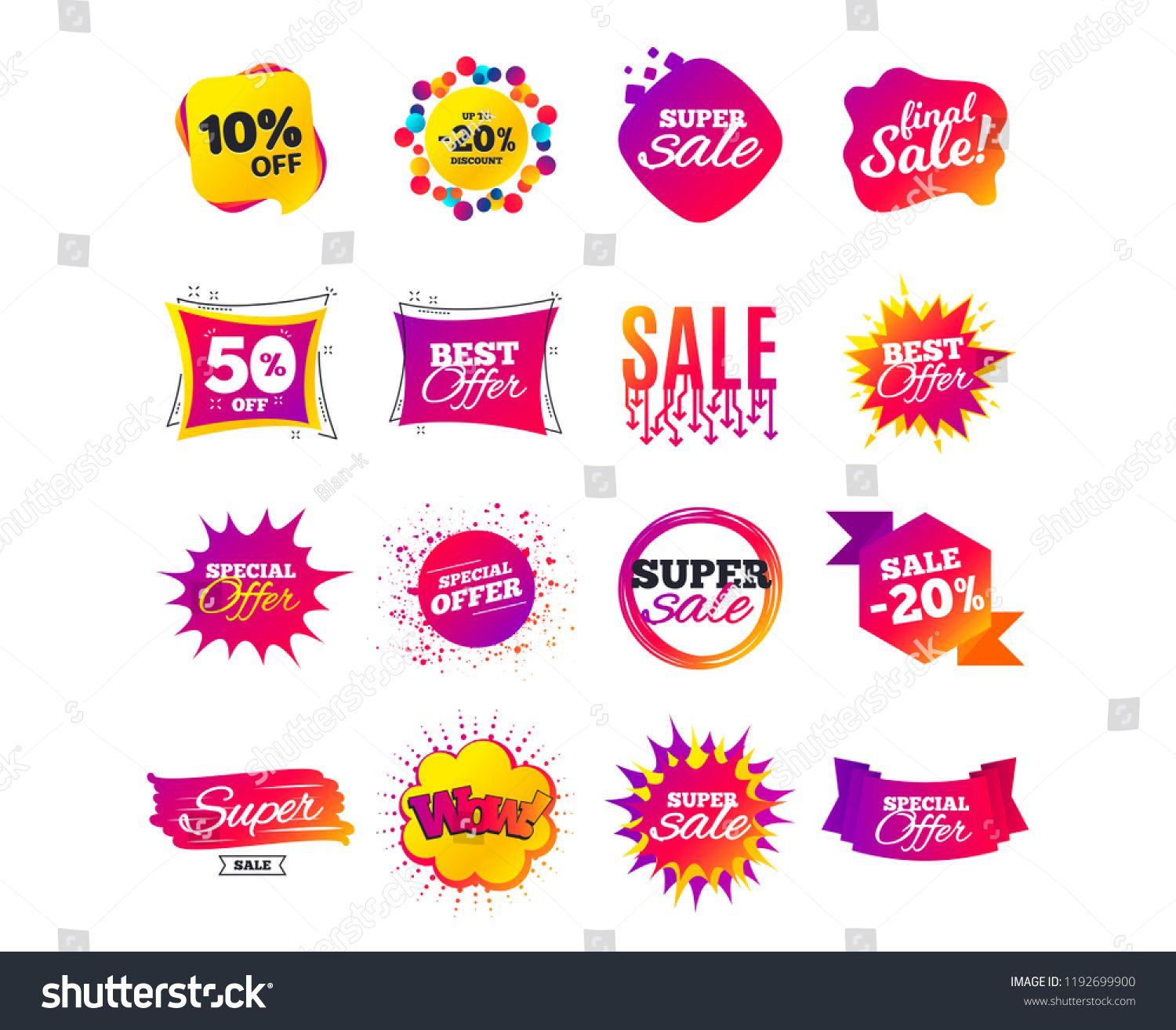1500x1314 Sale Banner Templates Design Special Offer Tags Cyber Monday