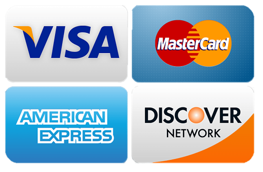 906x592 Visa Mastercard Amex Discover Icon