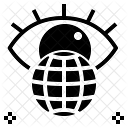 256x256 Discover Icon Of Glyph Style