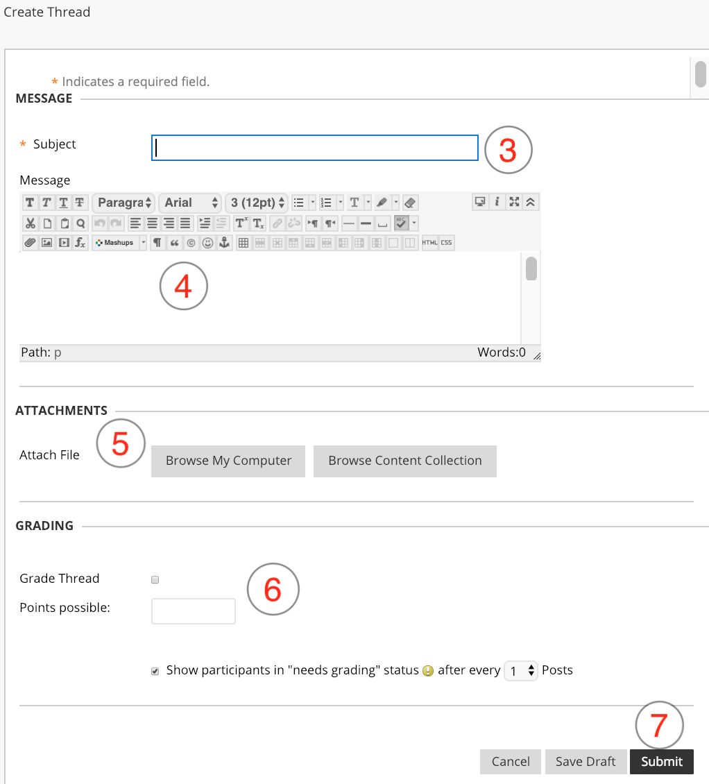 1022x1130 Creating Discussion Board Threads Blackboard Help For Faculty