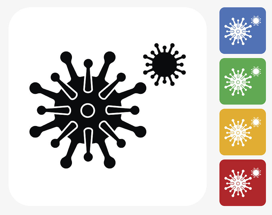 900x710 Disease Icon Flat Graphic Design