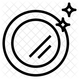 256x256 Dish Icon Of Line Style