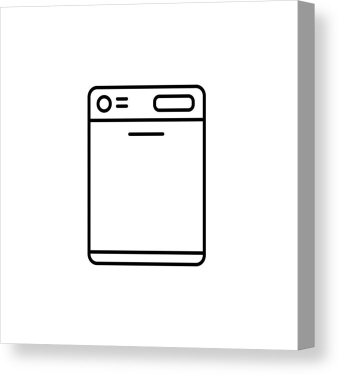 678x750 Dishwasher Icon Element Of Home Appliances For Mobile Concept