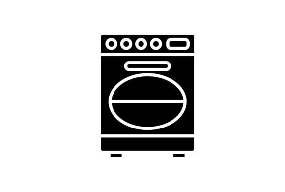 580x390 Dishwasher Icon Graphic