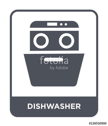 430x500 Dishwasher Icon Vector Stock Image And Royalty Free Vector