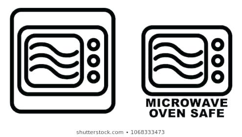495x280 Microwavable Symbols Oven Safe Symbol Dishwasher Icon Textile Care