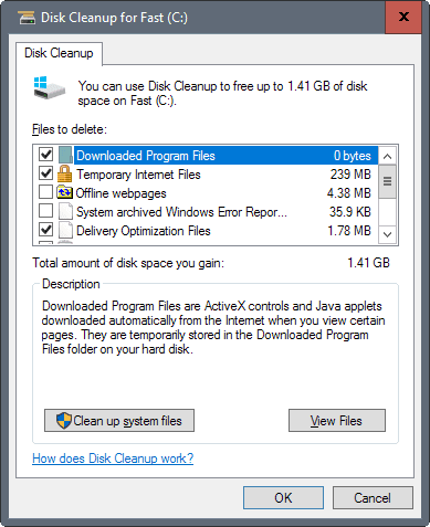 389x477 How To Run The Advanced Disk Cleanup Version In Windows
