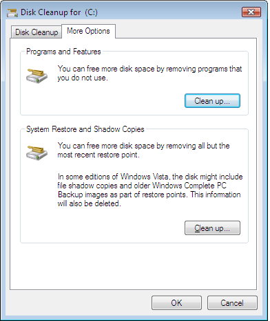 392x467 How Do I Use The Disk Cleanup Tool In Microsoft Windows Vista