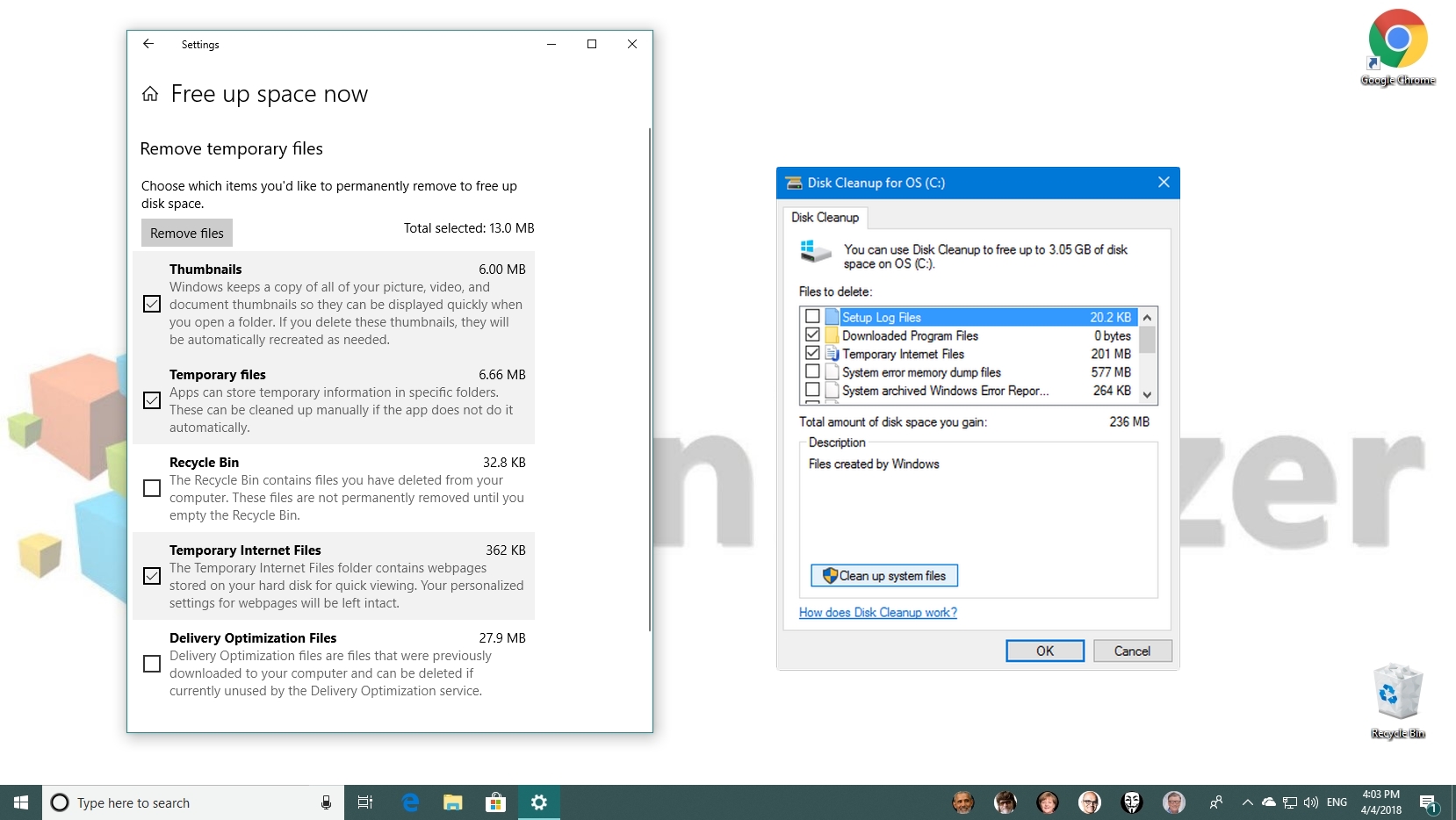 1658x934 Microsoft Replicates Windows Disk Cleanup With New Settings App