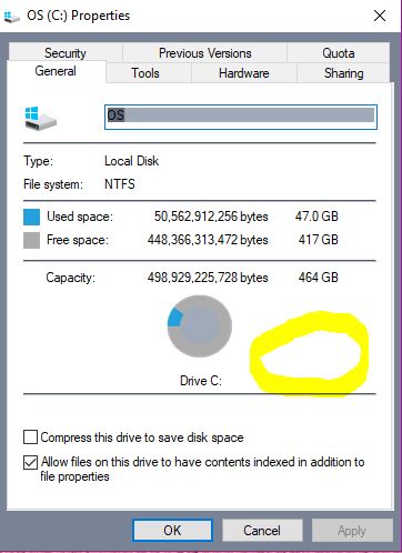 362x498 Disk Cleanup Icon Missing On C Solved