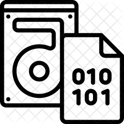 256x256 Hard Disk Storage Icon Of Line Style