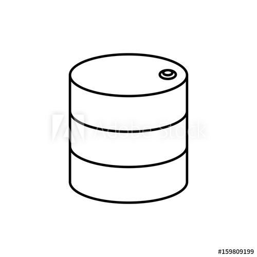 500x500 Data Disk Storage Icon Over White Background Vector Illustration