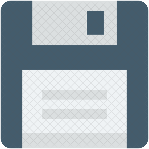 512x512 Diskette Icon Of Flat Style