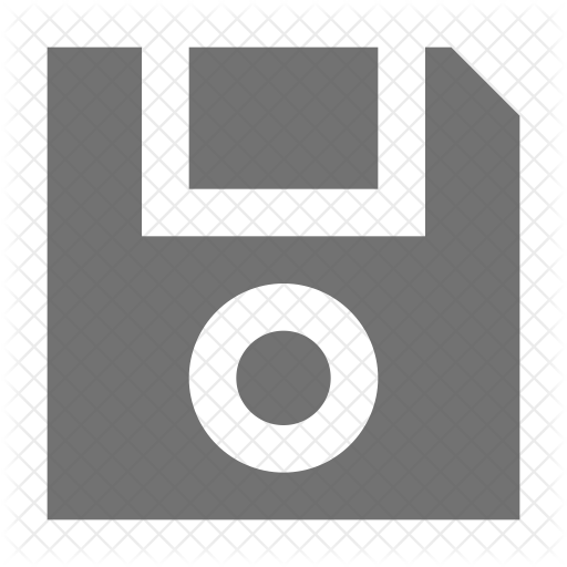 512x512 Diskette Icon Of Glyph Style