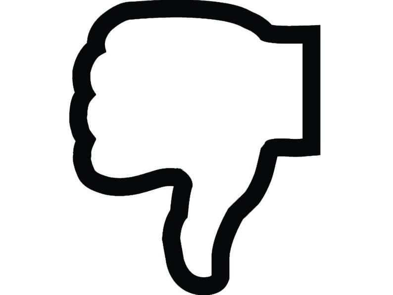 794x597 Dislike Icon Button Disapprove Thumbs Down Message Social Etsy