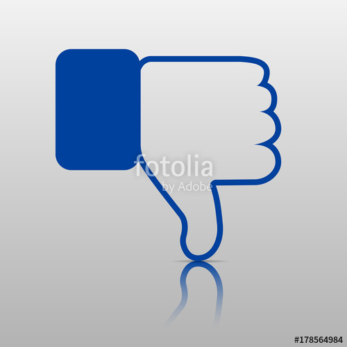 500x500 Dislike Icon Thumb Down, Hand Or Finger Illustration Symbol