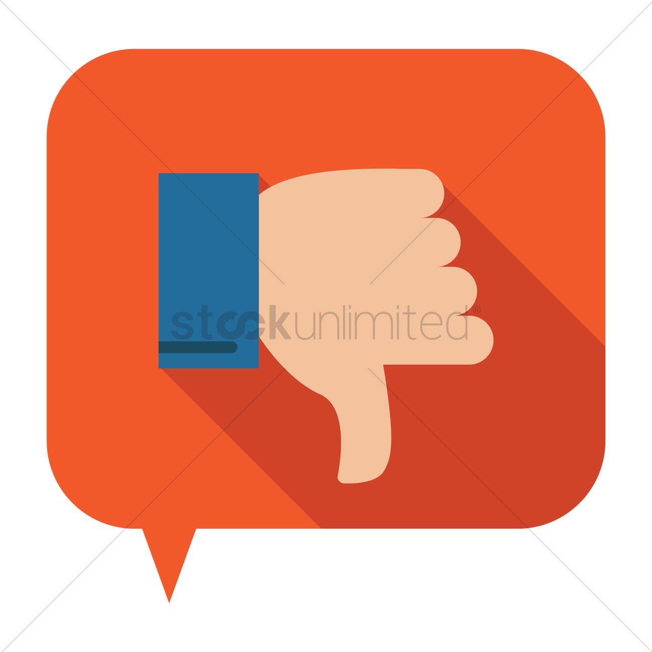 1300x1300 Dislike Icon Vector Image