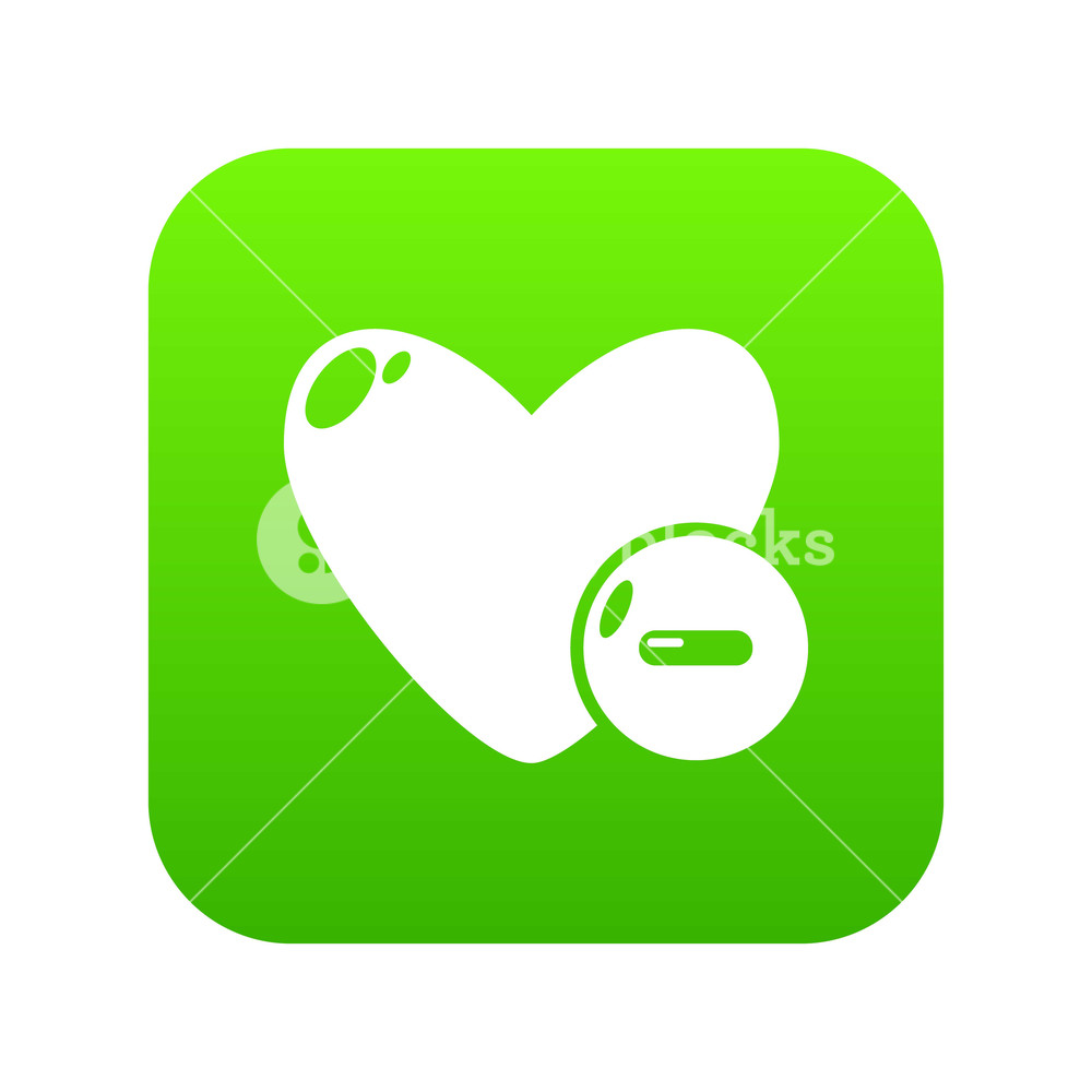 1000x1000 Dislike Icon Green Vector Isolated On White Background Royalty