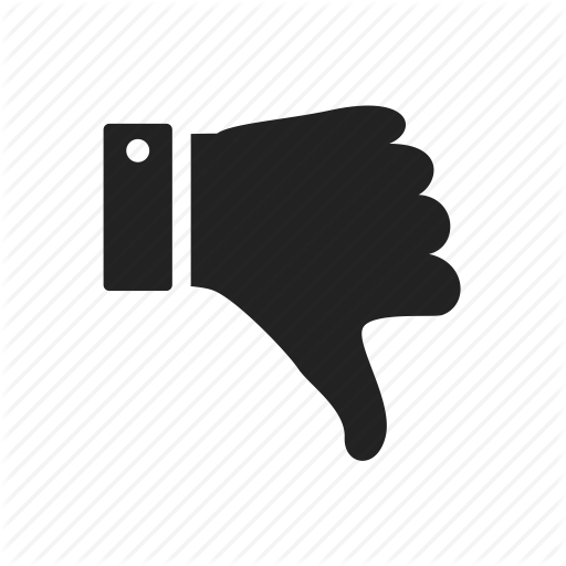 512x512 Dislike, Hand, Thumbs Down Icon