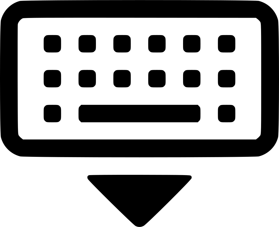 980x796 Keyboard Dismiss Png Icon Free Download