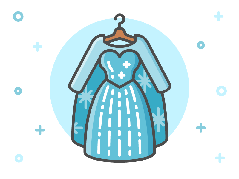 800x600 Princess Dress Icon Series Elsa