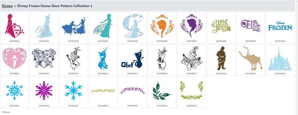 600x232 Brother Frozen Home Deco Pattern Collection