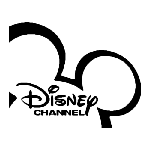 500x500 Black, Channel, Disney Icon