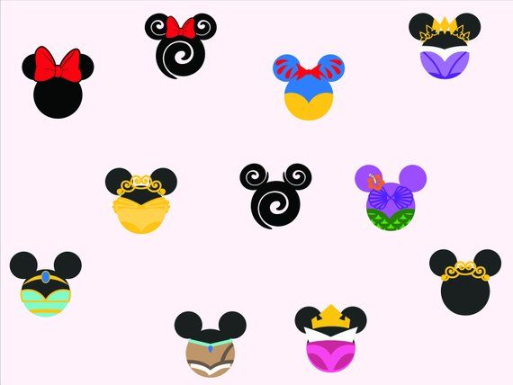 570x428 Disney Princess Icon Minnie Mouse Head Mickey Swirl Icon Mickey