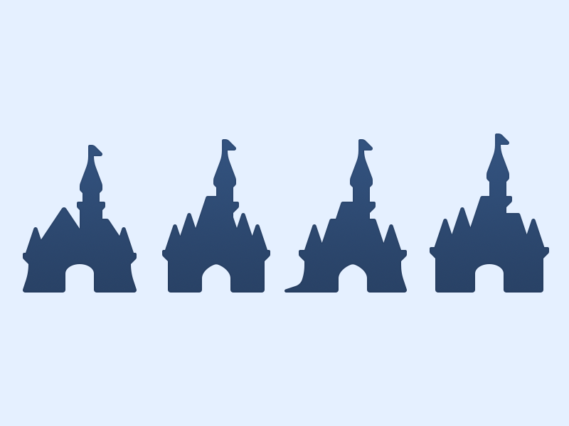 800x600 Disney Castle Icons
