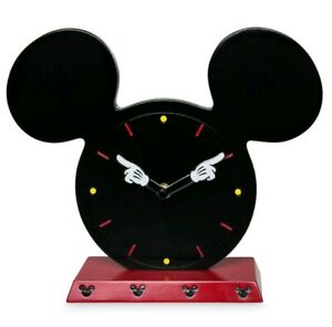300x296 Disney I Am Mickey Mouse Icon Tabletop Wood Clock Collectible