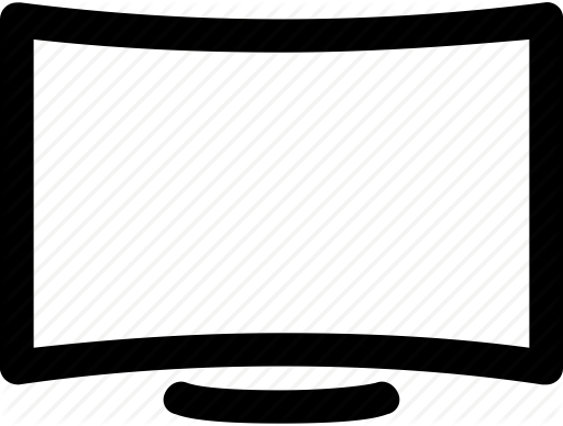 512x388 Curved, Display, Led, Monitor, Tv Icon