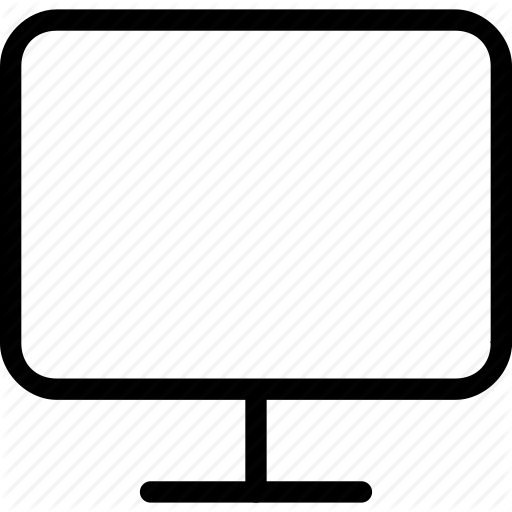 512x512 Desktop, Display, Lcd, Led, Monitor, Pc, Screen, Television, Tv Icon