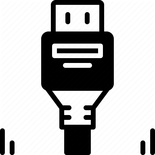 512x512 Cable, Connector, Displayport, Technology, Unplugged, Usb Icon
