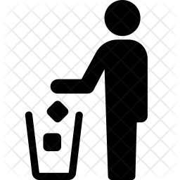 256x256 Disposal Icon Of Glyph Style