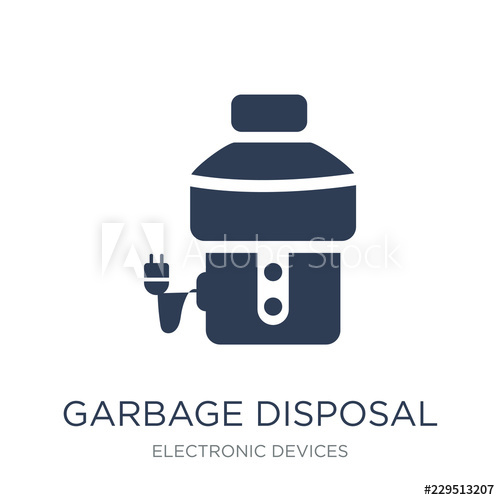 500x500 Garbage Disposal Icon Trendy Flat Vector Garbage Disposal Icon