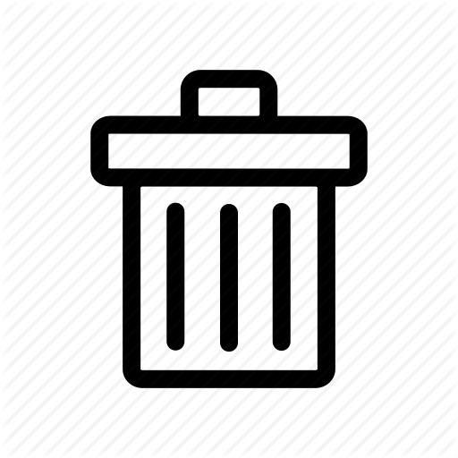 512x512 Bin, Disposal, Garbage, Recycling, Trash Icon
