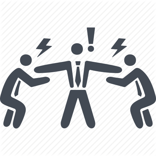 512x512 Business People Conflict, Dispute Settlement, Fight, Martial Icon