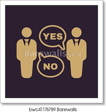 362x382 The Dispute Icon Dialog And Negotiation, Discussion Symbol Flat