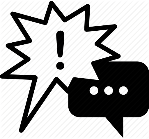 512x476 Angry, Bubble, Dispute, Fight, Shout Icon